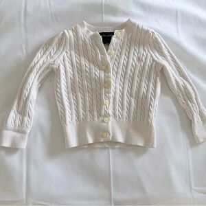 Ralph Lauren Kid’s Cable Knit Sweater - 2T